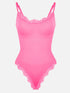 Well-in Vogue Seamless lace Cami Waist Abdomen Shaping Thong Bodysuit